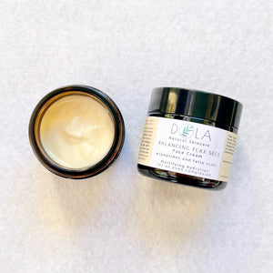 Balancing Flaxseed Face Cream for oily skin (w/ nourishing lipids and fatty acids)