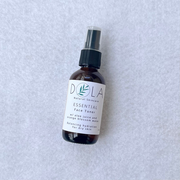 Daily Essence Face Toner for normal to dry/mature skin (w/ aloe juice & orange blossom water)